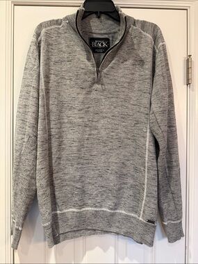 Buckle Black Heather Gray Half-Zip Pullover